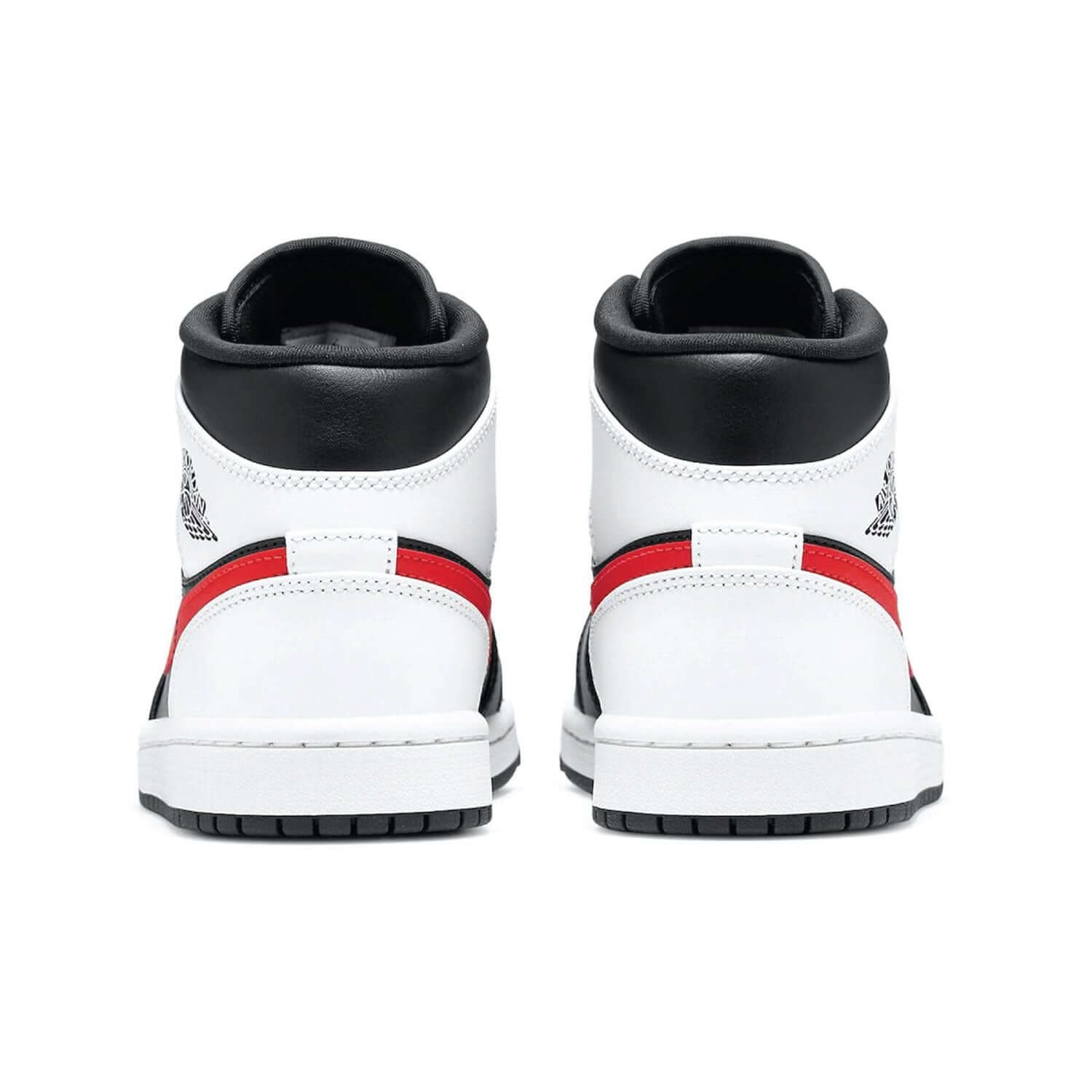 Air Jordan 1 Mid Black Chile Red White