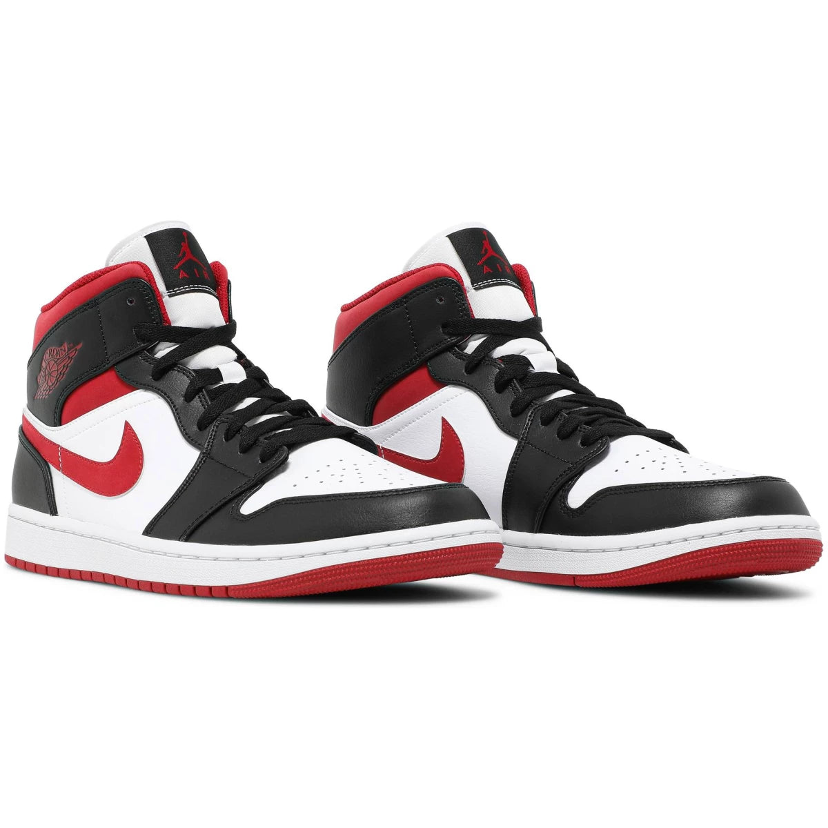 Air Jordan 1 Mid Black Gym Red