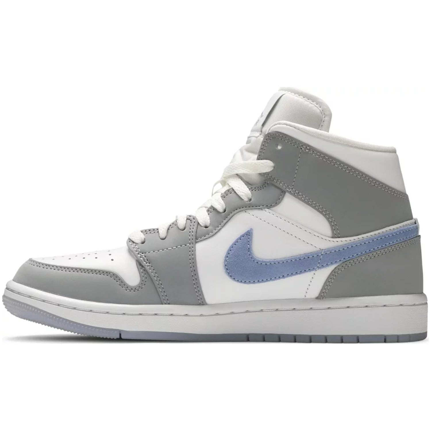 Air Jordan 1 Mid Wmns 'Wolf Grey Aluminum'