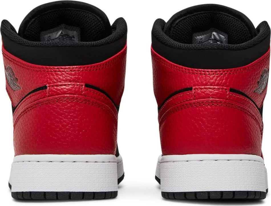 Air Jordan 1 Mid GS 'Black Gym Red'