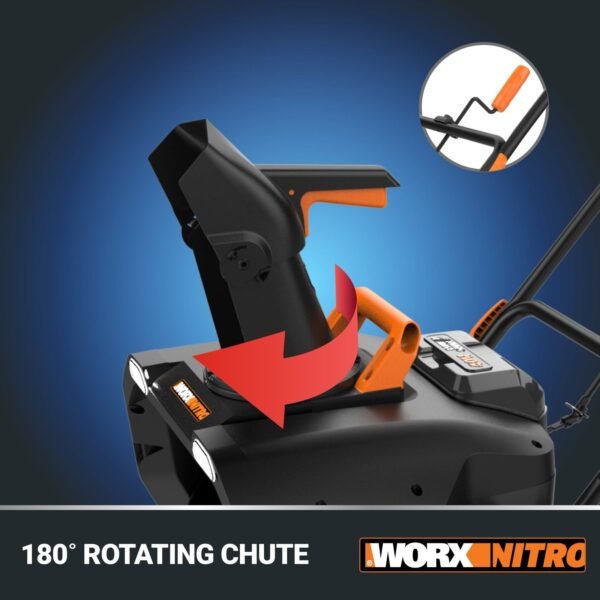 Worx WG471 40V Power Share 20" Cordless Snow Blower with Brushless Motor
