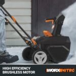 Worx WG471 40V Power Share 20" Cordless Snow Blower with Brushless Motor