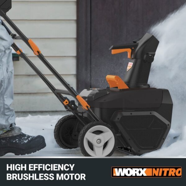 Worx WG471 40V Power Share 20" Cordless Snow Blower with Brushless Motor