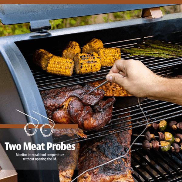 Pit Boss Pellet Smoker, Savannah 1500 Square Inch Wood Fired Pellet Grill, Onyx Series