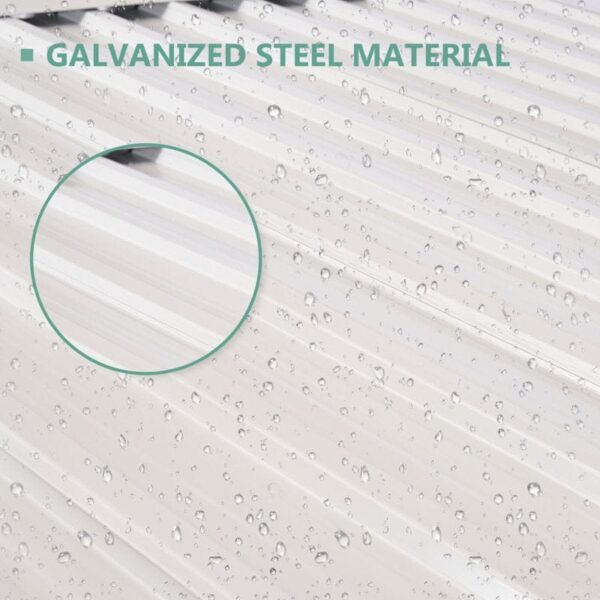 10 ft. W x 8 ft. D Storage Shed