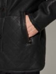 Hayes Quilted Sheepskin Coat