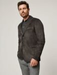 Mark Suede Leather Blazer