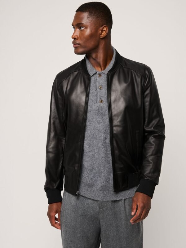 Rocco Leather Baseball Jacket
