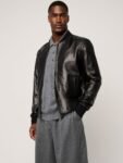 Rocco Leather Baseball Jacket