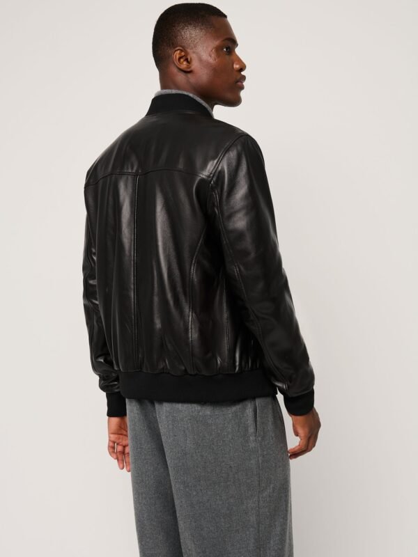 Rocco Leather Baseball Jacket