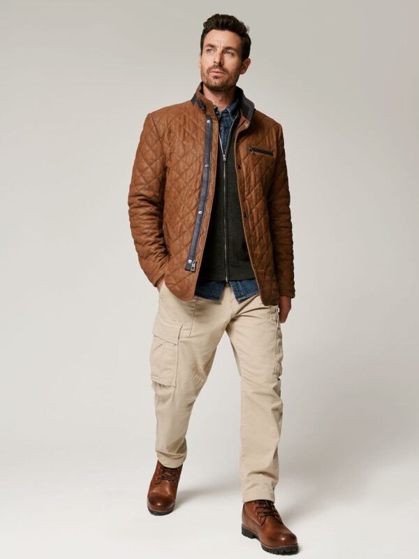 Christopher Quilted Leather Jacket