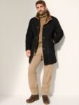 McKinley Black Sheepskin Coat