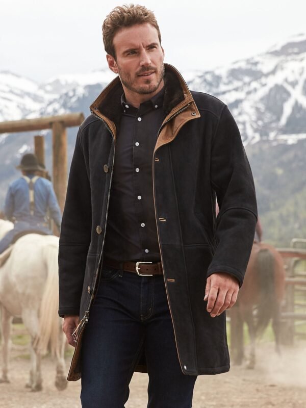 McKinley Black Sheepskin Coat