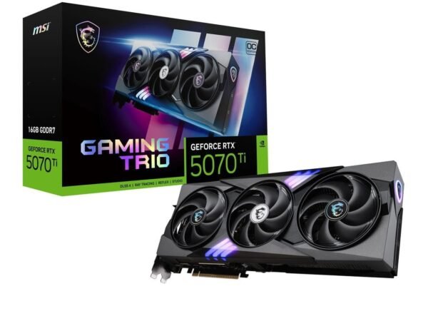 MSI Gaming GeForce RTX 5070 Ti 16GB GDDR7 PCI Express 5.0 Graphics Card RTX 5070 Ti 16G GAMING TRIO OC