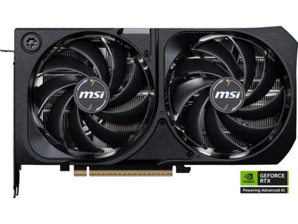 MSI GeForce RTX 5070 12G SHADOW 2X OC Graphics Card, 12GB GDDR7, DPx3, HDMIx1, DLSS 4