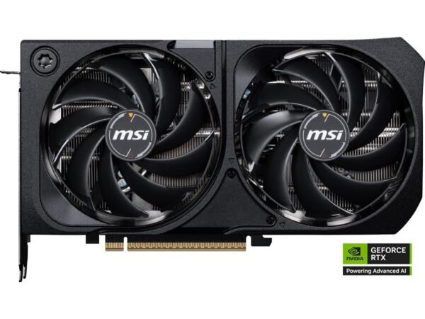 MSI GeForce RTX 5070 12G SHADOW 2X OC Graphics Card, 12GB GDDR7, DPx3, HDMIx1, DLSS 4