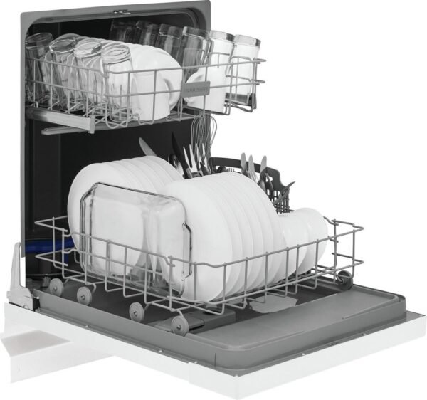 Frigidaire FDPC4221AW 24" Built-In Dishwasher, Front Control, White