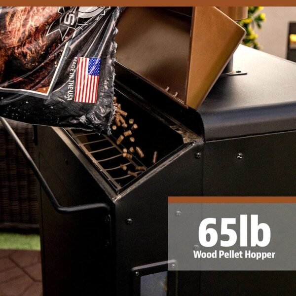 Pit Boss 1300 Connected Pellet Smoker Copperhead – Onyx Edition with Wi-Fi®