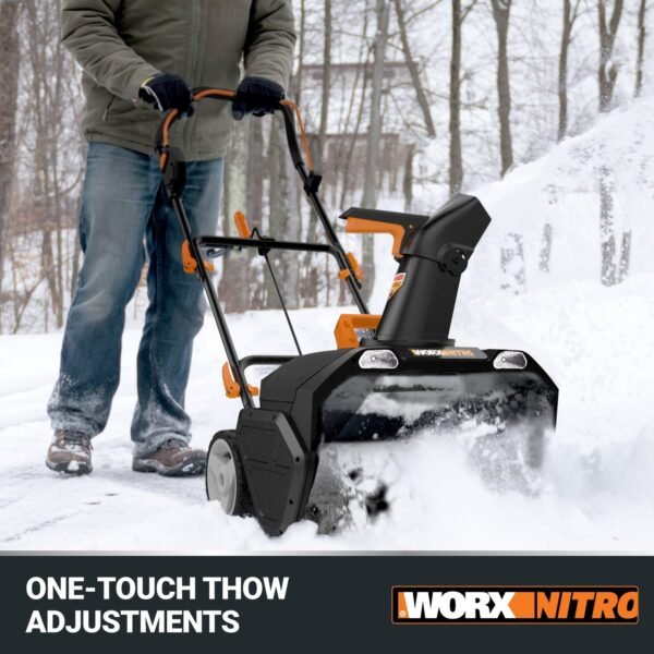 Worx WG471 40V Power Share 20" Cordless Snow Blower with Brushless Motor