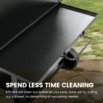 Z GRILLS Powerhouse 1056 sq.in Black Pellet Grill & Smoker 10002B with PID Controller, Foldable Front Shelf and Rain Cover