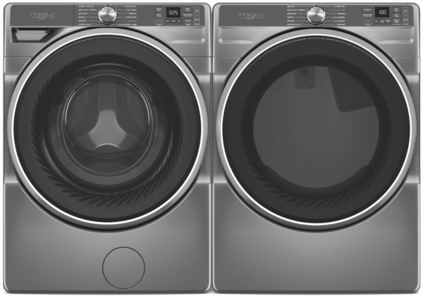Whirlpool WFW6720RR, 27-Inch, 5.0 cu. ft. Smart Front Load Washer,  FreshFlow Vent System, Silver