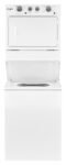 Whirlpool 3.5 Cu. Ft. Stacked Electric Laundry Center with 9 Wash Cycles and AutoDry System, White