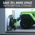 Greenworks Pro 80V 21-Inch Brushless Self-Propelled Lawn Mower, 4Ah Battery Included MO80L410