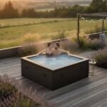 Wave Garda | 4-Person Eco Foam Hot Tub | Integrated Heater | Charcoal Black