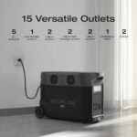 EF ECOFLOW DELTA Pro 3600Wh Portable Power Station – 3600W LiFePO4