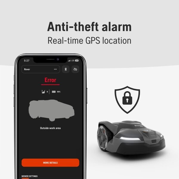 Husqvarna 440iQ Robotic Lawn Mower, 2 Acre, Wire-Free, Charging Station