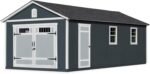 Handy Home Products Manhattan 12x24 Garage Do-it-Yourself Wooden Storage Shed, Does not Include Paint and Roofing Shingles