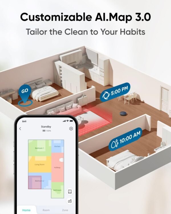 eufy X10 Pro Omni Robot Vacuum and Mop with AI & Auto-Cleaning