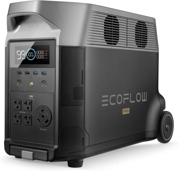 EF ECOFLOW DELTA Pro 3600Wh Portable Power Station – 3600W LiFePO4