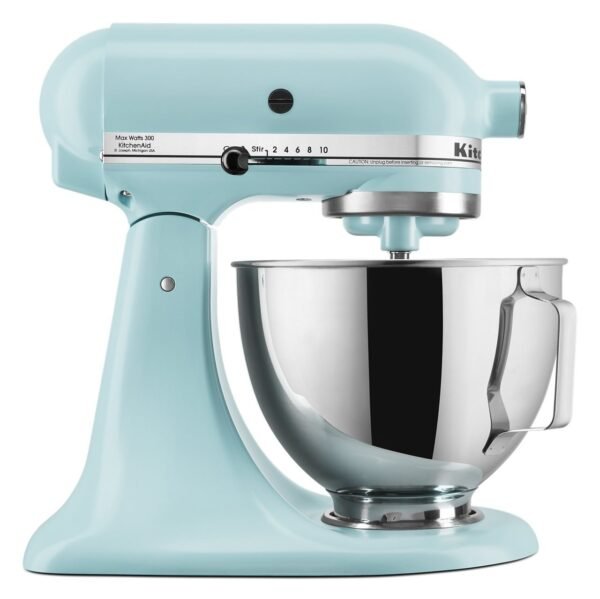 Deluxe 4.5 Quart Tilt-Head Stand Mixer - Mineral Water Blue