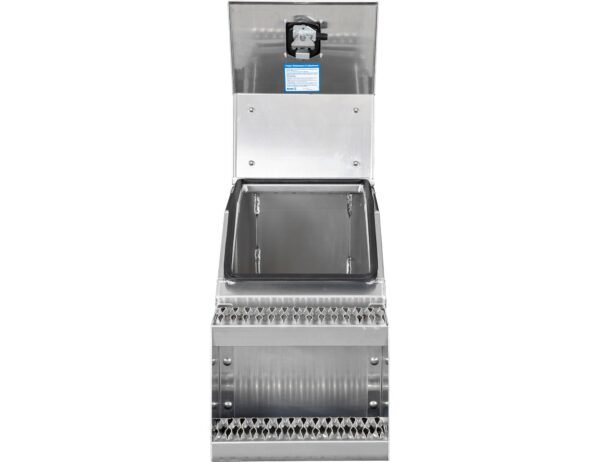 Buyers Products 28-in x 24-in x 19-in Smooth Aluminum Step Box Truck Tool Box 1705285