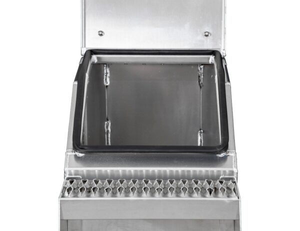 Buyers Products 28-in x 24-in x 19-in Smooth Aluminum Step Box Truck Tool Box 1705285