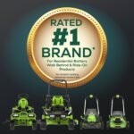 Greenworks 60V 21" Self Propelled Lawn Mower with (1) 8.0 Ah Battery & Rapid Charger 2546402