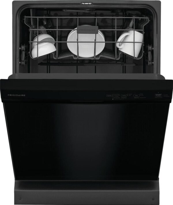 Frigidaire 24" Built-In Dishwasher, Front Control, Black