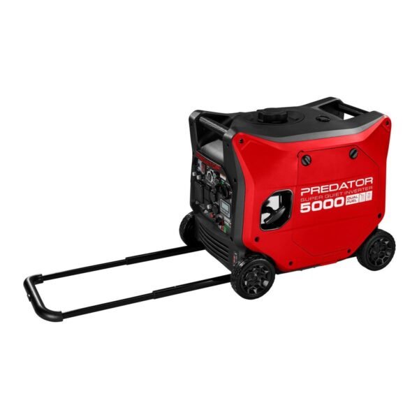 Predator 5000 Watt Dual-Fuel SUPER QUIET Inverter Generator with Remote Start and CO SECURE Technology