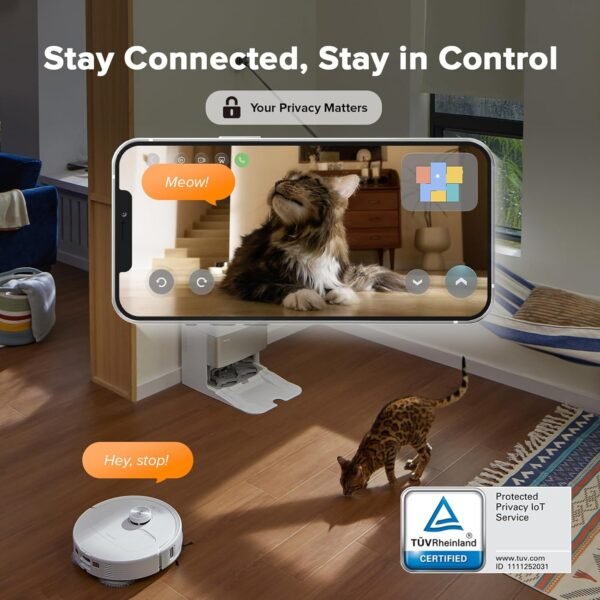 Roborock Qrevo Edge S5A Robot Vacuum & Mop, 18,500Pa, Zero-Tangle