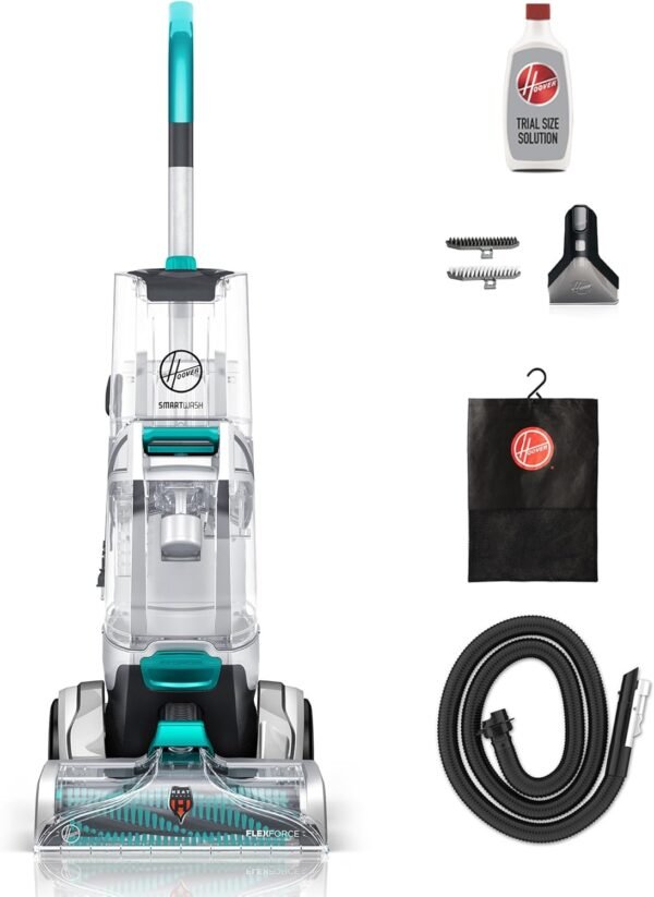 Hoover Smartwash Automatic Carpet Cleaner Machine, FH52000, Turquoise