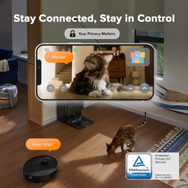 Roborock Qrevo Edge S5A Robot Vacuum & Mop, 18,500Pa, Zero-Tangle