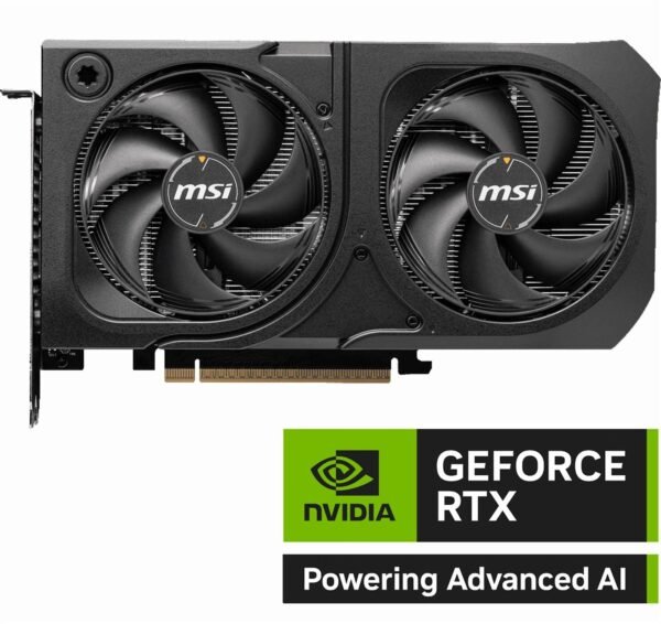MSI SHADOW GeForce RTX 5060 Ti 16GB GDDR7 PCI Express 5.0 Graphics Card RTX 5060 Ti 16G SHADOW 2X OC PLUS