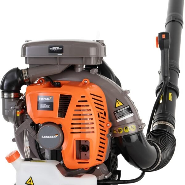 Schröder SR-6400L Backpack Gas Leaf Blower, 3.7 HP Engine