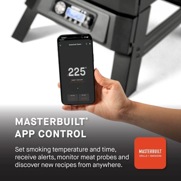 Masterbuilt 710 WiFi Digital Electric Smoker, 711 Sq. In, Vertical Design