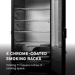 Masterbuilt 710 WiFi Digital Electric Smoker, 711 Sq. In, Vertical Design
