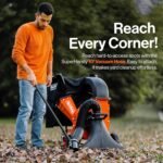 SuperHandy 7HP Gas Leaf Vacuum & Wood Chipper, 10:1 Mulch, 6-Bushel Bag
