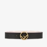 Fendi Black Leather Belt