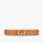 Fendi Black Leather Belt