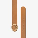 Fendi Black Leather Belt